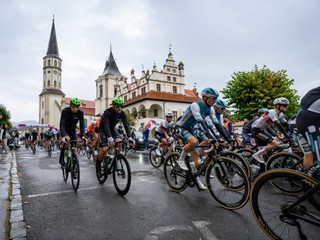 Na snímke cyklisti počas druhej etapy pretekov v cestnej cyklistike - Okolo Slovenska na trase (Levoča - Liptovský Mikuláš) v Levoči vo štvrtok 17. septembra 2026. FOTO TASR - Michal Svítok
- Slovensko
- šport
- cyklistika
- Okolo
- Slovenska
- Levoča
- Liptovský
- Mikuláš
- druhá
- etapa
- preteky
- cestná
- POX