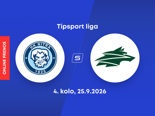 HK Nitra - Vlci Žilina: ONLINE prenos zo zápasu 4. kola Tipsport ligy.