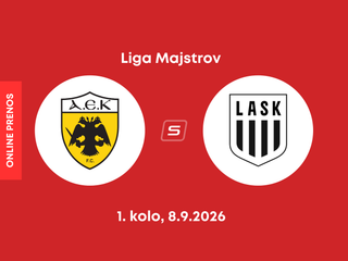 AEK Atény - LASK Linz: ONLINE prenos zo zápasu 1. kola ligovej fázy Ligy majstrov.