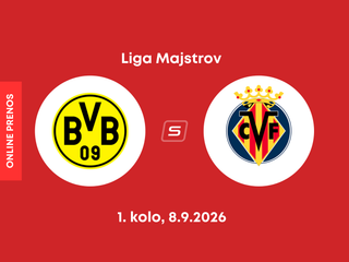 Borussia Dortmund - Villarreal CF: ONLINE prenos zo zápasu 1. kola ligovej fázy Ligy majstrov.