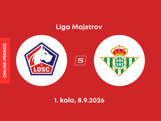 Lille OSC - Real Betis: ONLINE prenos zo zápasu 1. kola ligovej fázy Ligy majstrov.