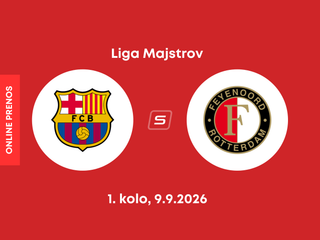 FC Barcelona - Feyenoord Rotterdam: ONLINE prenos zo zápasu 1. kola ligovej fázy Ligy majstrov.