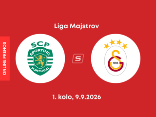 Sporting Lisabon - Galatasaray Istanbul: ONLINE prenos zo zápasu 1. kola ligovej fázy Ligy majstrov.