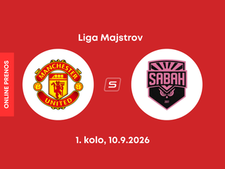 Manchester United - Sabah FK: ONLINE prenos zo zápasu 1. kola ligovej fázy Ligy majstrov.