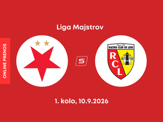 SK Slavia Praha - RC Lens: ONLINE prenos zo zápasu 1. kola ligovej fázy Ligy majstrov.