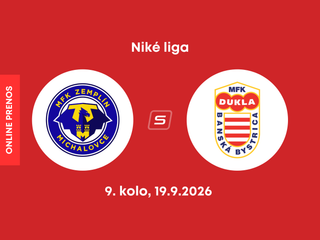 MFK Zemplín Michalovce - MFK Dukla Banská Bystrica: ONLINE prenos zo zápasu 9. kola Niké ligy.