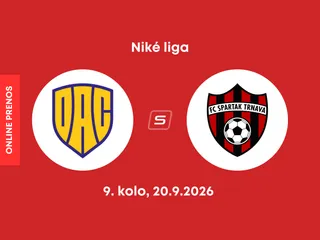 FC DAC Dunajská Streda - FC Spartak Trnava: ONLINE prenos zo zápasu 9. kola Niké ligy.
