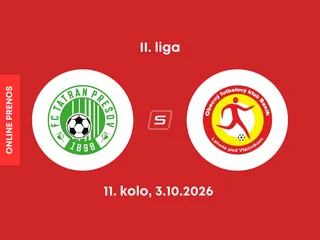 FC Tatran Prešov - OFK Baník Lehota pod Vtáčnikom: ONLINE prenos zo zápasu 11. kola II. ligy.