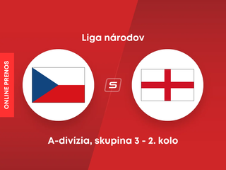 Česko - Anglicko: ONLINE prenos zo zápasu 3. skupiny A-divízie Ligy národov.