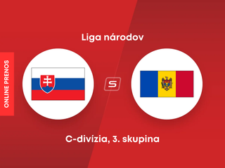 Slovensko - Moldavsko: ONLINE prenos zo zápasu 3. skupiny C-divízie Ligy národov.