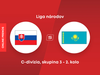 Slovensko - Kazachstan: ONLINE prenos zo zápasu 3. skupiny C-divízie Ligy národov.