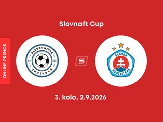 TJ Slovan Nitra-Chrenová - ŠK Slovan Bratislava: ONLINE prenos zo zápasu 3. kola Slovnaft Cupu.