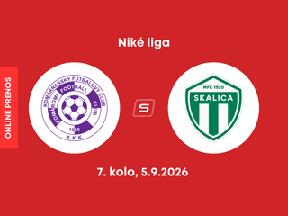 KFC Komárno - MFK Skalica: ONLINE prenos zo zápasu 7. kola Niké ligy.