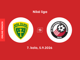 MŠK Žilina - FK Železiarne Podbrezová: ONLINE prenos zo zápasu 7. kola Niké ligy.