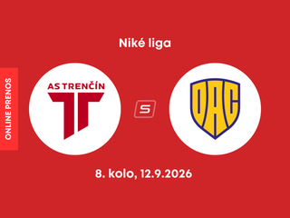 AS Trenčín - FC DAC Dunajská Streda: ONLINE prenos zo zápasu 8. kola Niké ligy.