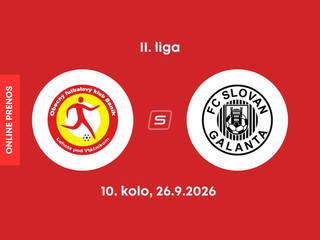 OFK Baník Lehota pod Vtáčnikom - FC Slovan Galanta: ONLINE prenos zo zápasu 10. kola II. ligy.