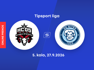 HC MONACObet Banská Bystrica - HK Nitra: ONLINE prenos zo zápasu 5. kola Tipsport ligy.