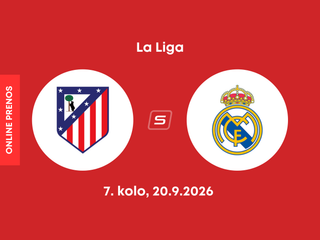 Atlético Madrid - Real Madrid: ONLINE prenos zo 7. kola La Ligy.