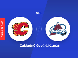 Calgary Flames - Colorado Avalanche: ONLINE prenos zo zápasu NHL.
