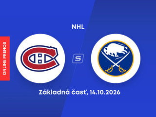 Montreal Canadiens - Buffalo Sabres: ONLINE prenos zo zápasu NHL.