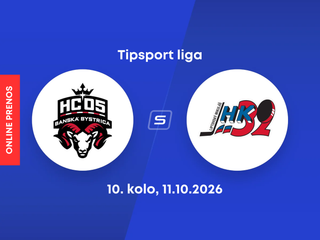 HC´05 TAM Banská Bystrica - HK 32 Liptovský Mikuláš: ONLINE prenos zo zápasu 10. kola Tipsport ligy.