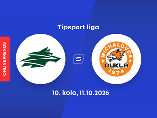 Vlci Žilina - HK Dukla Michalovce: ONLINE prenos zo zápasu 10. kola Tipsport ligy.