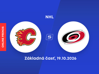 Calgary Flames - Carolina Hurricanes: ONLINE prenos zo zápasu NHL.