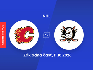 Calgary Flames - Anaheim Ducks: ONLINE prenos zo zápasu NHL.