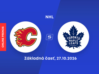 Calgary Flames - Toronto Maple Leafs: ONLINE prenos zo zápasu NHL.