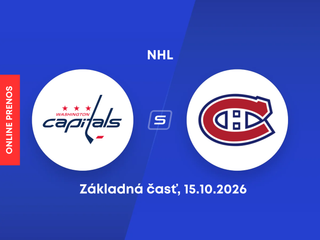Washington Capitals - Montreal Canadiens: ONLINE prenos zo zápasu NHL.