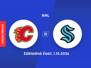 Calgary Flames - Seattle Kraken: ONLINE prenos zo zápasu NHL.
