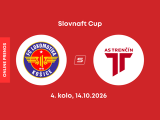 FC Lokomotíva Košice - AS Trenčín: ONLINE prenos zo zápasu 4. kola Slovnaft Cupu. 