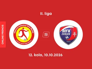 OFK Baník Lehota pod Vtáčnikom - MFK Zvolen: ONLINE prenos zo zápasu 12. kola II. ligy.