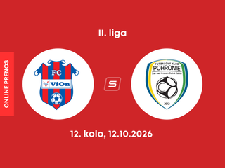 FC ViOn Zlaté Moravce - FK Pohronie: ONLINE prenos zo zápasu 12. kola II. ligy.