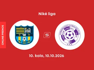 FC Košice - KFC Komárno: ONLINE prenos zo zápasu 10. kola Niké ligy.