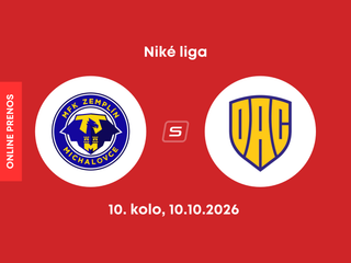 MFK Zemplín Michalovce - FC DAC Dunajská Streda: ONLINE prenos zo zápasu 10. kola Niké ligy.