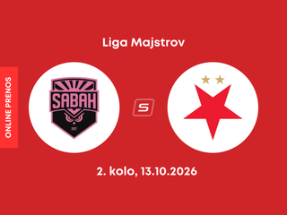 Sabah FK - SK Slavia Praha: ONLINE prenos zo zápasu 2. kola ligovej fázy Ligy majstrov.