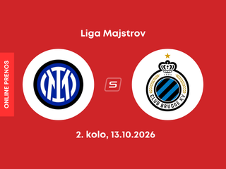 Inter Miláno - Club Bruggy: ONLINE prenos zo zápasu 2. kola ligovej fázy Ligy majstrov.