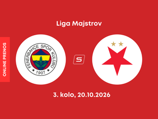 Fenerbahce Istanbul - SK Slavia Praha: ONLINE prenos zo zápasu 3. kola ligovej fázy Ligy majstrov.