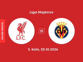 Liverpool FC - Villarreal CF: ONLINE prenos zo zápasu 3. kola ligovej fázy Ligy majstrov.