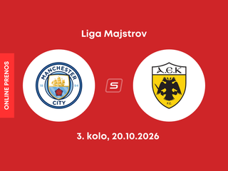 Manchester City - AEK Atény: ONLINE prenos zo zápasu 3. kola ligovej fázy Ligy majstrov.