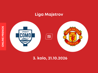 Calcio Como - Manchester United: ONLINE prenos zo zápasu 3. kola ligovej fázy Ligy majstrov.
