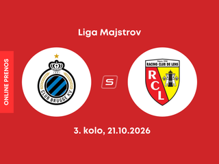 Club Bruggy - RC Lens: ONLINE prenos zo zápasu 3. kola ligovej fázy Ligy majstrov.