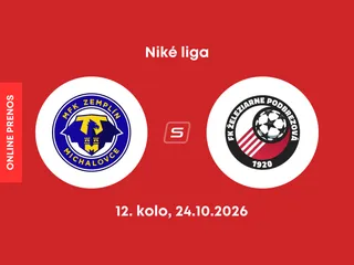 MFK Zemplín Michalovce - FK Železiarne Podbrezová: ONLINE prenos zo zápasu 12. kola Niké ligy.