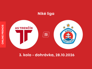 AS Trenčín - ŠK Slovan Bratislava: ONLINE prenos zo zápasu 3. kola Niké ligy.
