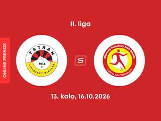 MFK Tatran Liptovský Mikuláš - OFK Baník Lehota pod Vtáčnikom: ONLINE prenos zo zápasu 13. kola II. ligy.