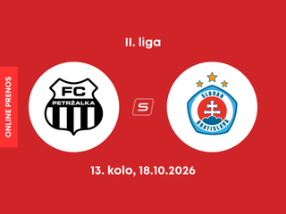 FC Petržalka - ŠK Slovan Bratislava B: ONLINE prenos zo zápasu 13. kola II. ligy.