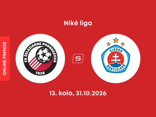 FK Železiarne Podbrezová - ŠK Slovan Bratislava: ONLINE prenos zo zápasu 13. kola Niké ligy.