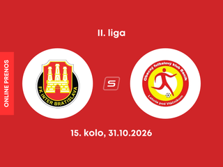 FK Inter Bratislava - OFK Baník Lehota pod Vtáčnikom: ONLINE prenos zo zápasu 15. kola II. ligy.