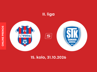 FC ViOn Zlaté Moravce - FC ŠTK 1914 Šamorín: ONLINE prenos zo zápasu 15. kola II. ligy.